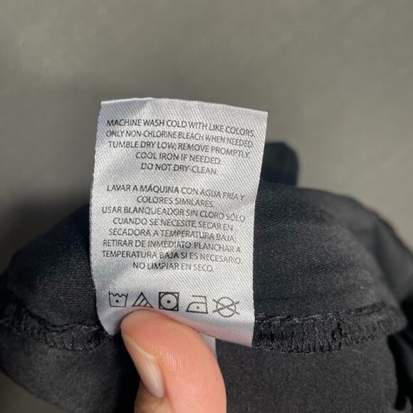 GLACIER Performance Joggers Men's Large Black Athletic Drawstring Stretch Casual - Picture 11 of 11